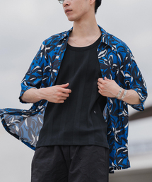 EDIFICE | 【DEVEAUX / デヴォー】オールオーバープリント 半袖シャツ(シャツ/ブラウス)