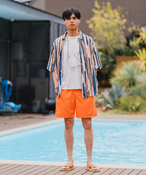 EDIFICE(エディフィス)の「【DEVEAUX / デヴォー】オールオーバープリント 半袖シャツ(シャツ/ブラウス・メンズ・ホワイト/ブルー系その他/ライトブルー/エメラルドブルー・SMALL/MEDIUM/LARGE)」の6枚目の写真