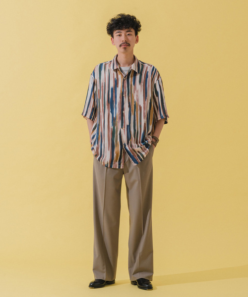 EDIFICE(エディフィス)の「【DEVEAUX / デヴォー】オールオーバープリント 半袖シャツ(シャツ/ブラウス・メンズ・ホワイト/ブルー系その他/ライトブルー/エメラルドブルー・SMALL/MEDIUM/LARGE)」の12枚目の写真