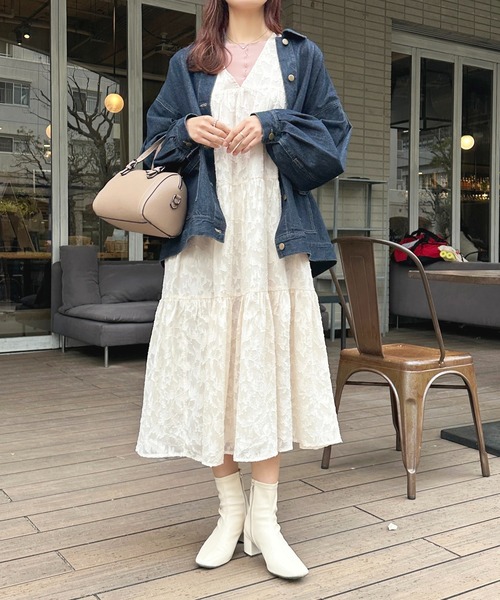 apres jour（アプレジュール）の「ギャザースリーブシアーインナー【ZOZOTOWN限定アイテム】（Tシャツ/カットソー・レディース・ブラック/アイボリー/ライトピンク・X-LARGE/フリー）」の22枚目の写真