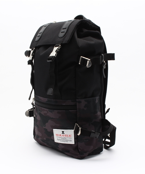 MAKAVELIC(マキャベリック)の「【MAKAVELIC】TRUCKS DOUBLE BELT DAYPACK(バックパック/リュック・メンズ・ブラック/その他21・フリ-)」の10枚目の写真