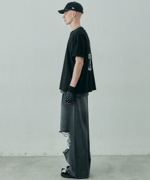 AIVER（アイバー）の「AIVER　A刺繍S/S TEE（Tシャツ/カットソー・メンズ・ホワイト/アッシュグレー/ブラック・SMALL/MEDIUM/LARGE）」の10枚目の写真