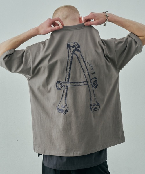 AIVER（アイバー）の「AIVER　A刺繍S/S TEE（Tシャツ/カットソー・メンズ・ホワイト/アッシュグレー/ブラック・SMALL/MEDIUM/LARGE）」の22枚目の写真