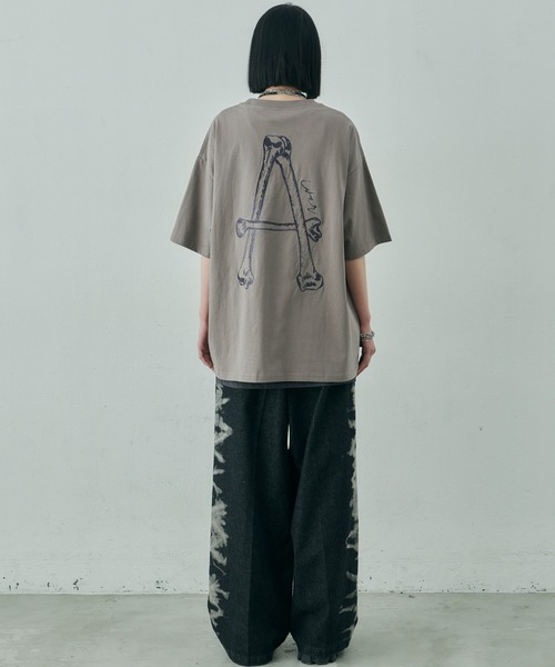 AIVER（アイバー）の「AIVER　A刺繍S/S TEE（Tシャツ/カットソー・メンズ・ホワイト/アッシュグレー/ブラック・SMALL/MEDIUM/LARGE）」の19枚目の写真