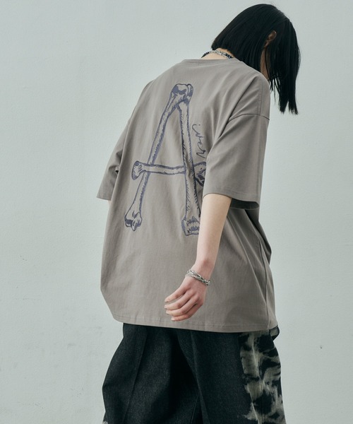 AIVER（アイバー）の「AIVER　A刺繍S/S TEE（Tシャツ/カットソー・メンズ・ホワイト/アッシュグレー/ブラック・SMALL/MEDIUM/LARGE）」の15枚目の写真