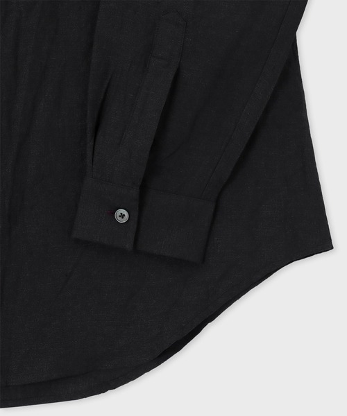 Paul Smith(ポールスミス)の「カラーリネン バンドカラーシャツ / 143310 509T(シャツ/ブラウス・メンズ・ホワイト/スミクロ・LARGE/MEDIUM/SMALL/X-LARGE/XX-LARGE)」の4枚目の写真