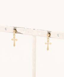 SAINTS（セインツ）の「【W】【it】【SAINTS】ミニクロスピアス（ピアス（両耳用））」