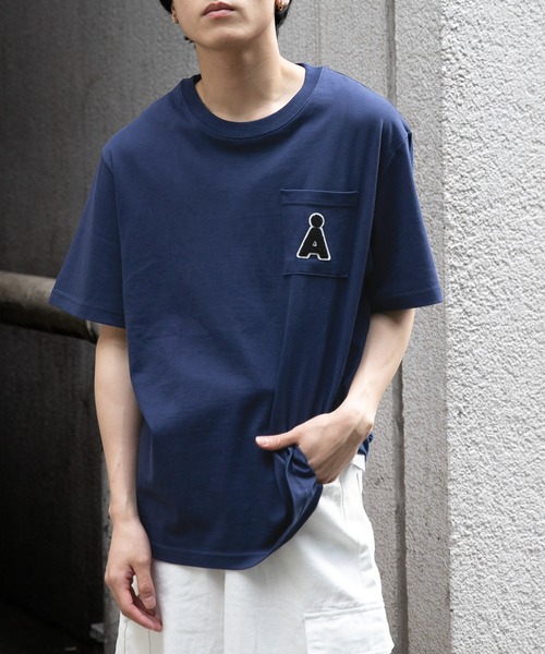 【UNISEX】ALAND／サガラワッペンT 2118641（Tシャツ/カットソー）｜ALAND（エーランド）