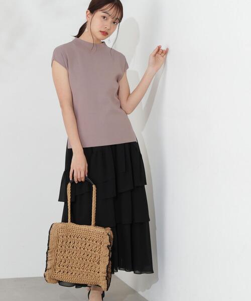 PROPORTION BODY DRESSING(プロポーションボディドレッシング)の「ランダムティアードスカート / 1214220501(スカート・レディース・ブラック/ベージュ/パープル・MEDIUM/SMALL)」の10枚目の写真