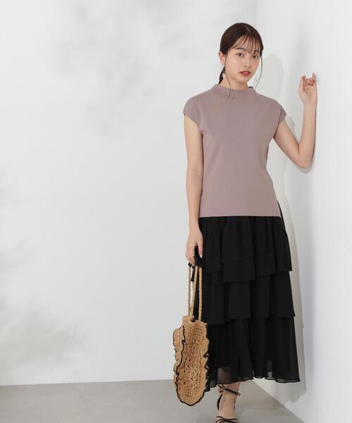 PROPORTION BODY DRESSING(プロポーションボディドレッシング)の「ランダムティアードスカート / 1214220501(スカート・レディース・ブラック/ベージュ/パープル・MEDIUM/SMALL)」の12枚目の写真