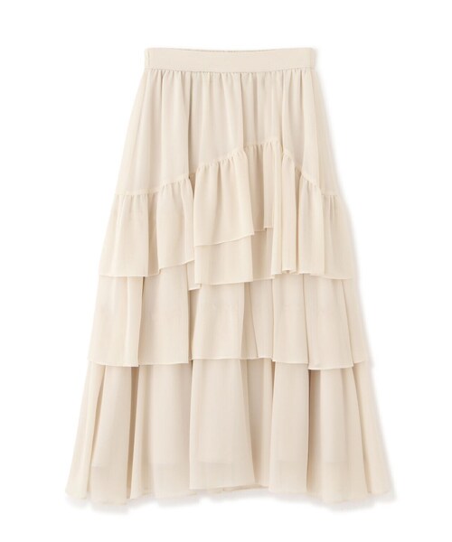 PROPORTION BODY DRESSING(プロポーションボディドレッシング)の「ランダムティアードスカート / 1214220501(スカート・レディース・ブラック/ベージュ/パープル・MEDIUM/SMALL)」の14枚目の写真