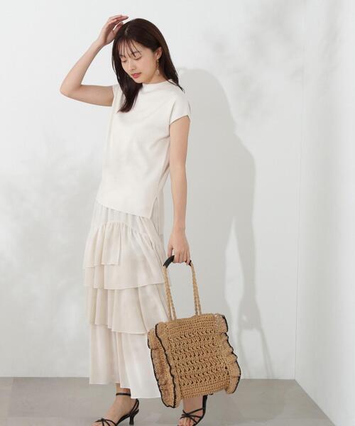 PROPORTION BODY DRESSING(プロポーションボディドレッシング)の「ランダムティアードスカート / 1214220501(スカート・レディース・ブラック/ベージュ/パープル・MEDIUM/SMALL)」の19枚目の写真