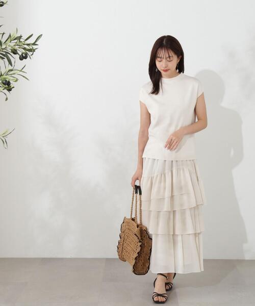 PROPORTION BODY DRESSING(プロポーションボディドレッシング)の「ランダムティアードスカート / 1214220501(スカート・レディース・ブラック/ベージュ/パープル・MEDIUM/SMALL)」の21枚目の写真