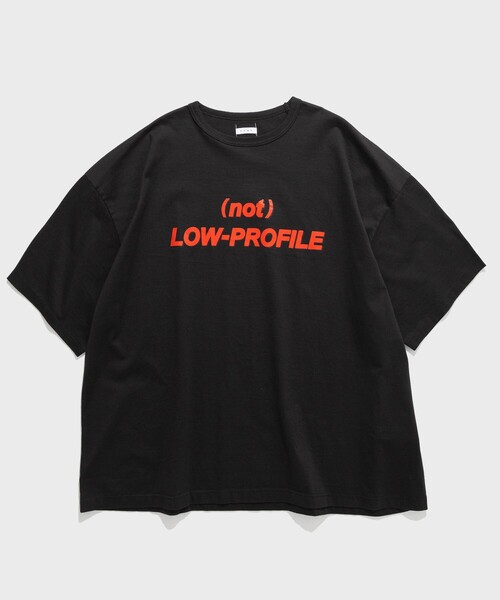Name.(ネーム)の「SILKETE COTTON PRINT TEE not LOW-PROFILE(Tシャツ/カットソー・メンズ・ダークグレー/アイボリー・2/1)」の2枚目の写真