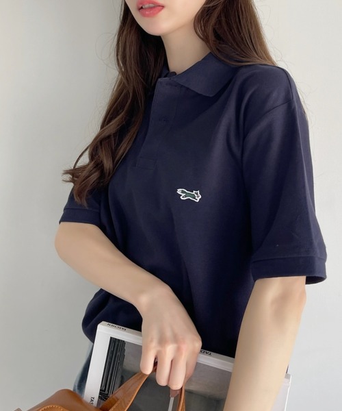 Ada.(エイダ)の「【 PENNEY'S / ぺニーズ 】 フォックス ポロシャツ THE FOX POLO SHIRTS(ポロシャツ・レディース・ネイビー/ブラック・XL/L/M)」の6枚目の写真