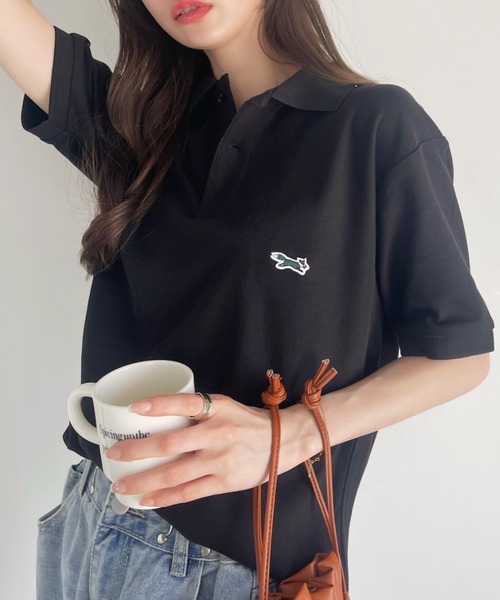 Ada.(エイダ)の「【 PENNEY'S / ぺニーズ 】 フォックス ポロシャツ THE FOX POLO SHIRTS(ポロシャツ・レディース・ネイビー/ブラック・XL/L/M)」の10枚目の写真