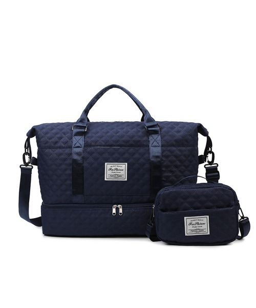 Miniministore(ミニミニストア)の「ボストンバッグ ショルダーバッグ セット(ボストンバッグ・レディース・ラベンダー/グレー/アイボリー/ブラック/ネイビー/パープル/サーモンピンク・FREE)」の5枚目の写真