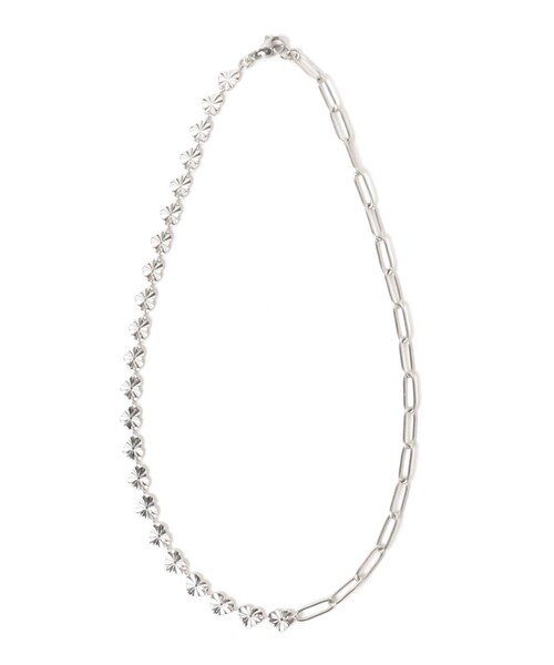 Ray BEAMS（レイビームス）の「Ray BEAMS / ステンレス ハート ＆ チェーン ネックレス（ネックレス・レディース・シルバー・ONE SIZE）」の4枚目の写真