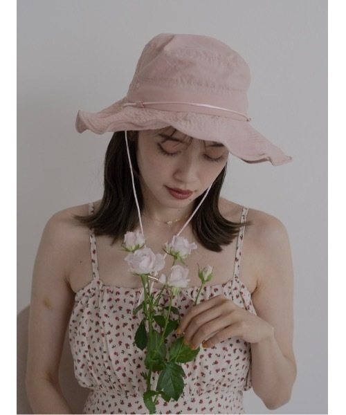 jumelle（ジュメロ）の「Horizon hat（ハット・レディース・ホワイト/ピンク/ブラック・FREE）」の2枚目の写真