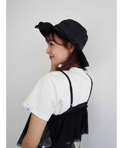 jumelle（ジュメロ）の「Horizon hat（ハット・レディース・ホワイト/ピンク/ブラック・FREE）」の6枚目の写真