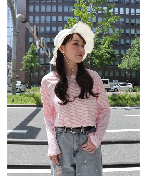 jumelle（ジュメロ）の「Horizon hat（ハット・レディース・ホワイト/ピンク/ブラック・FREE）」の8枚目の写真