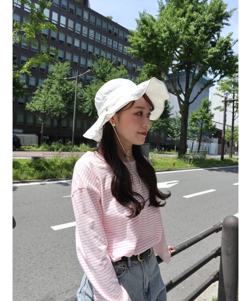 jumelle（ジュメロ）の「Horizon hat（ハット・レディース・ホワイト/ピンク/ブラック・FREE）」の9枚目の写真