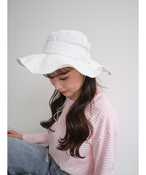 jumelle（ジュメロ）の「Horizon hat（ハット・レディース・ホワイト/ピンク/ブラック・FREE）」の10枚目の写真