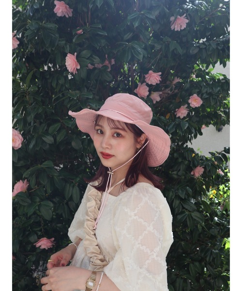 jumelle（ジュメロ）の「Horizon hat（ハット・レディース・ホワイト/ピンク/ブラック・FREE）」の12枚目の写真