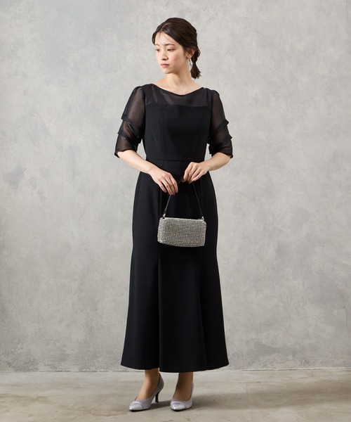 AIMER バーガンディ ソフトマーメイドラインドレス サイズ9 AIMER バーガンディ ソフトマーメイドラインドレス サイズ9 O111248966