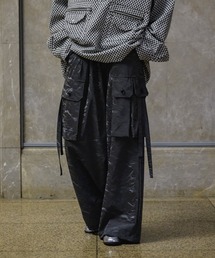 CASPER JOHN | Crash satin parachute slacks/クラッシュサテンパラシュートスラックス(スラックス)