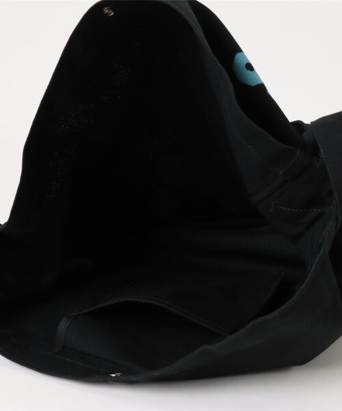 GREEN BOWL（グリーンボウル）の「グリーンボウル【GREEN BOWL】Newspaper Bag（ショルダーバッグ・レディース・ブラック/ナチュラル/ブラック系その他3/ブラック系その他2・FREE）」の13枚目の写真