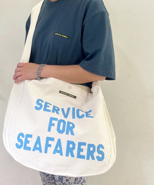 GREEN BOWL（グリーンボウル）の「グリーンボウル【GREEN BOWL】Newspaper Bag（ショルダーバッグ・レディース・ブラック/ナチュラル/ブラック系その他3/ブラック系その他2・FREE）」の4枚目の写真