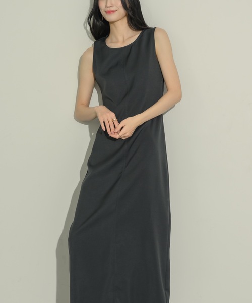 NEUNA（ヌナ）の「バックオープンリボンセミフレアワンピース（ワンピース・レディース・ライトブラック/アイボリー/ブラック・SMALL/MEDIUM/LARGE）」の22枚目の写真