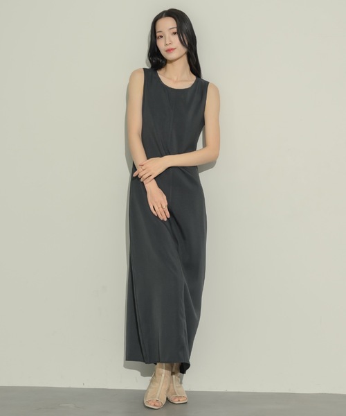 NEUNA（ヌナ）の「バックオープンリボンセミフレアワンピース（ワンピース・レディース・ライトブラック/アイボリー/ブラック・SMALL/MEDIUM/LARGE）」の18枚目の写真