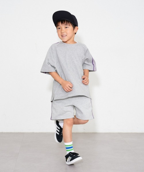 CIAOPANIC TYPY（チャオパニックティピー）の「【KIDS】ラインスウェットショーツ（スウェットパンツ・キッズ・グレー/パープル/スカイブルー・MEDIUM/LARGE/X-LARGE/XX-LARGE/SMALL）」の12枚目の写真