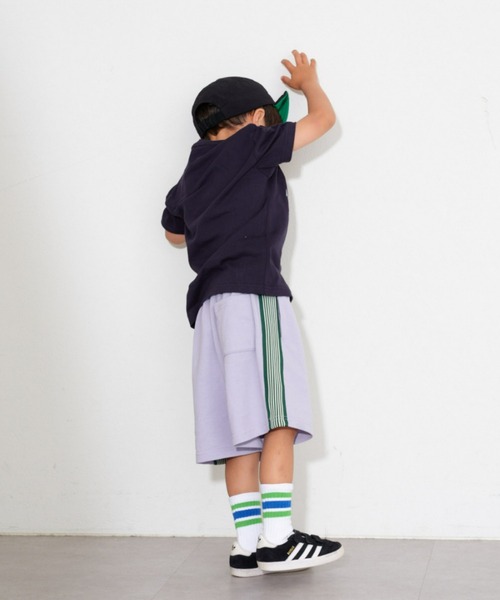 CIAOPANIC TYPY（チャオパニックティピー）の「【KIDS】ラインスウェットショーツ（スウェットパンツ・キッズ・グレー/パープル/スカイブルー・MEDIUM/LARGE/X-LARGE/XX-LARGE/SMALL）」の21枚目の写真