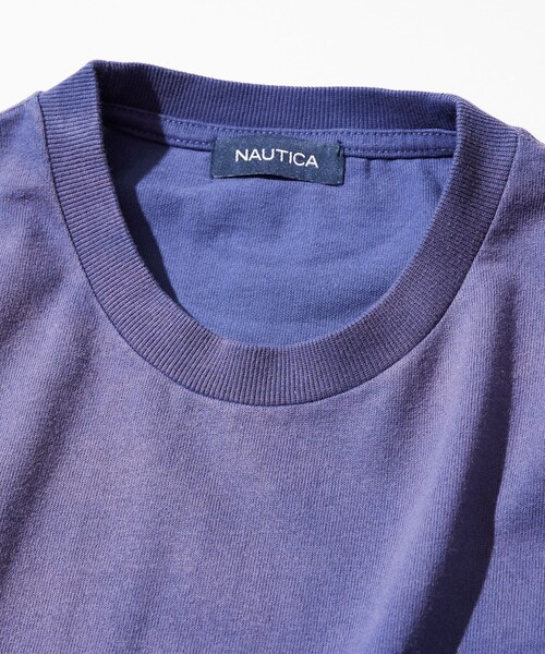 ヒドゥンテック Tシャツ セール】NAUTICA/ノーティカ Garment Dyed Hidden Logo S/S PKT