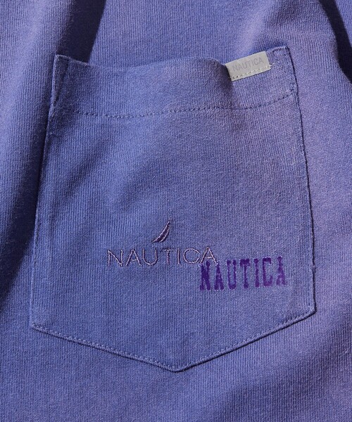NAUTICA（ノーティカ）の「NAUTICA/ノーティカ Garment Dyed Hidden Logo S/S PKT Tee/ガーメントダイ ヒドゥンロゴ ショーツ ポケットTシャツ（Tシャツ/カットソー・メンズ・ブラウン/チャコールグレー/パープル/ネイビー・X-LARGE/LARGE/MEDIUM/SMALL）」の8枚目の写真