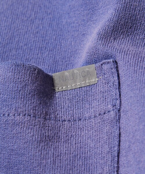 NAUTICA（ノーティカ）の「NAUTICA/ノーティカ Garment Dyed Hidden Logo S/S PKT Tee/ガーメントダイ ヒドゥンロゴ ショーツ ポケットTシャツ（Tシャツ/カットソー・メンズ・ブラウン/チャコールグレー/パープル/ネイビー・X-LARGE/LARGE/MEDIUM/SMALL）」の9枚目の写真