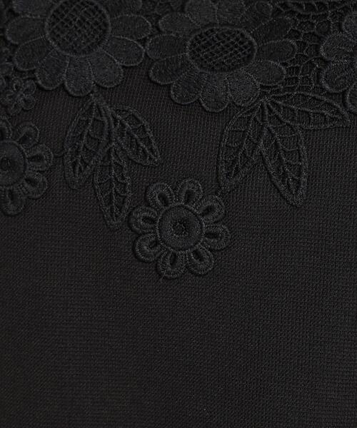 ITS'DEMO(イッツデモ)の「◆【肌触りさらり/手洗い可】フロントレースプルオーバー(Tシャツ/カットソー・レディース・パープル/ブラック/サックスブルー/オフホワイト・00)」の22枚目の写真