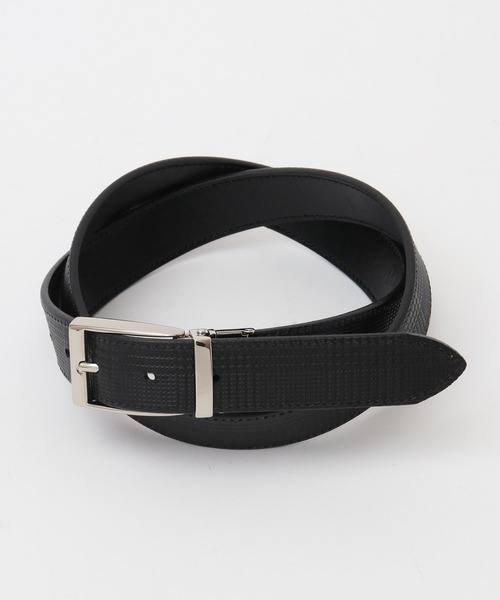 CROWDED CLOSET（クラウデッドクローゼット）の「牛革リバーシブルベルト（ベルト・メンズ・ブラック/ブラウン・FREE）」の4枚目の写真