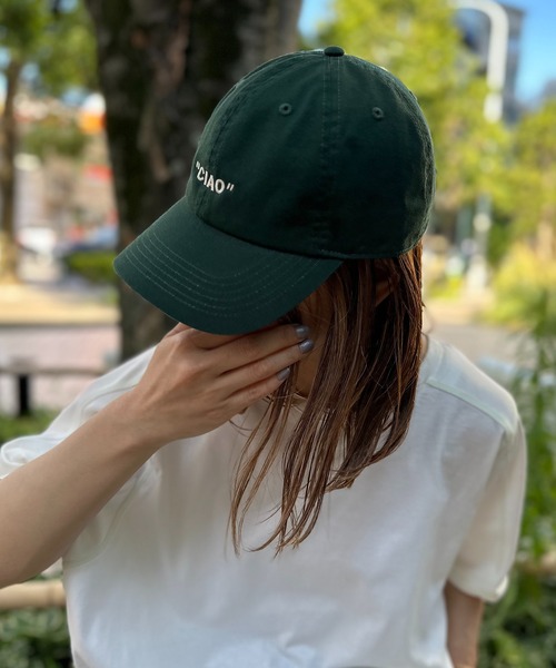 セール】【newhattan】刺繍ロゴCAP・CIAO/マラコス【PT NO
