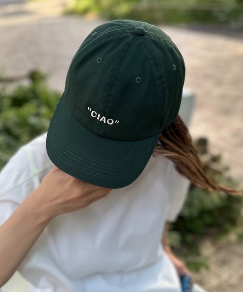 セール】【newhattan】刺繍ロゴCAP・CIAO/マラコス【PT NO