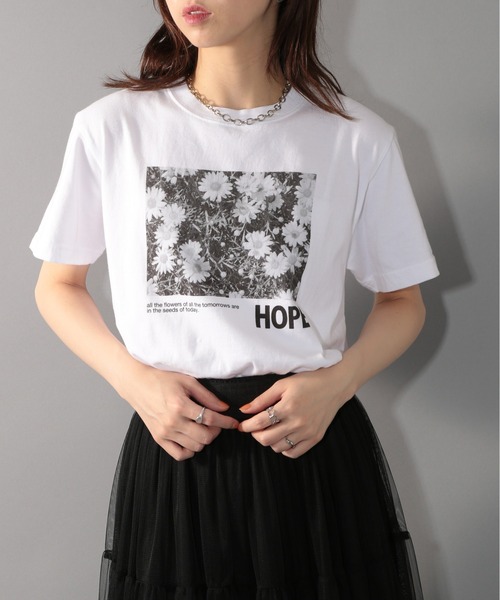 THE FINAL VIEW(ザファイナルビュー)の「【THE FINAL VIEW】Vintage message photo T-shirt UNISEX メッセージ フォトTシャツ ユニセックス(Tシャツ/カットソー・レディース・ホワイト系その他4/ホワイト系その他2/ホワイト系その他3/ホワイト・L/M/S/XL)」の2枚目の写真