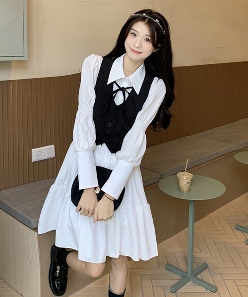 urge:(アージコロン )の「【URGE:】シャツ ワンピース(ワンピース・レディース・ホワイト・SMALL/MEDIUM/LARGE/X-LARGE)」の4枚目の写真
