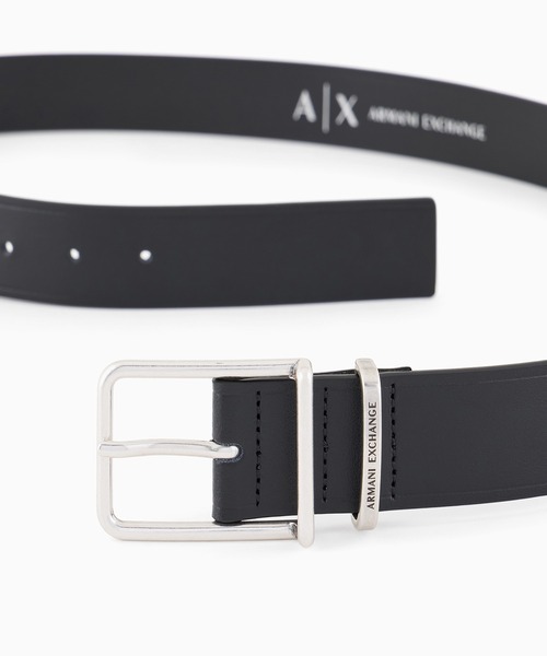ARMANI EXCHANGE（アルマーニエクスチェンジ）の「【A|X アルマーニ エクスチェンジ】エンボスロゴ　ベルト（ベルト・メンズ・ブラック/ブラウン・100cm/75cm/80ｃｍ/85cm/90cm/95cm）」の3枚目の写真