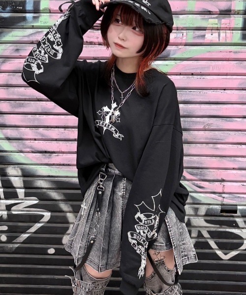 REFLEM/レフレム』レッグカバー付きレイヤードデニムショーパン