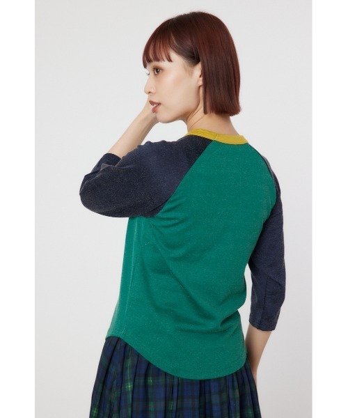 RODEO CROWNS WIDE BOWL（ロデオクラウンズワイドボウル）の「GOOD OLDラグランL/S トップス（Tシャツ/カットソー・レディース・ブルー系その他2/イエロー系その他/グリーン系その他・SMALL/MEDIUM）」の11枚目の写真