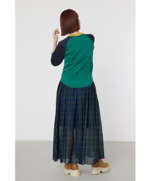 RODEO CROWNS WIDE BOWL（ロデオクラウンズワイドボウル）の「GOOD OLDラグランL/S トップス（Tシャツ/カットソー・レディース・ブルー系その他2/イエロー系その他/グリーン系その他・SMALL/MEDIUM）」の13枚目の写真