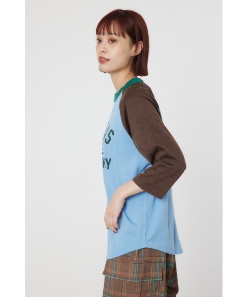 RODEO CROWNS WIDE BOWL（ロデオクラウンズワイドボウル）の「GOOD OLDラグランL/S トップス（Tシャツ/カットソー・レディース・ブルー系その他2/イエロー系その他/グリーン系その他・SMALL/MEDIUM）」の15枚目の写真